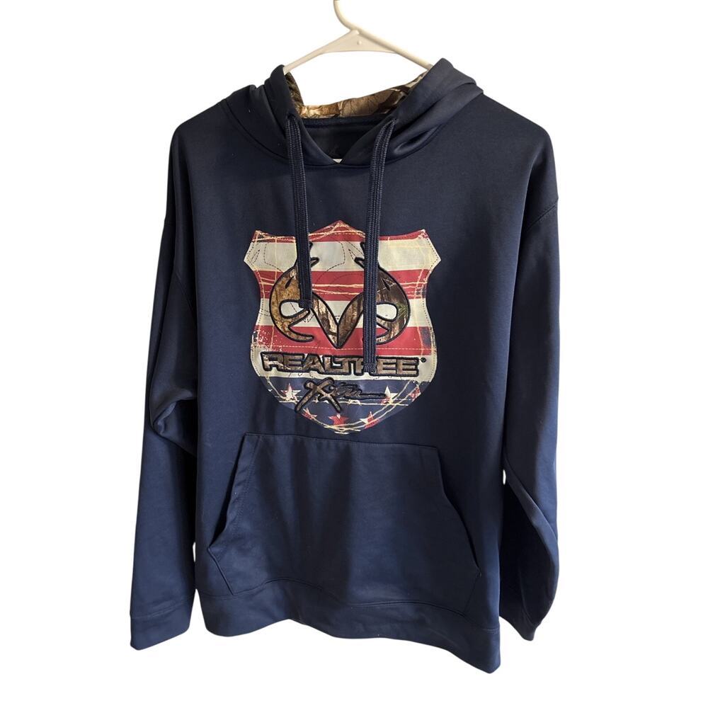 navy Realtree by Buckhorn River hoodie size Medium